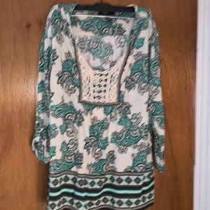 Style & Co green tunic shirt